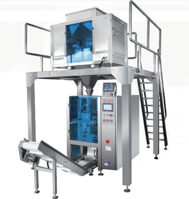 Imballatore automatico del pesatore di Multihead delle teste di medium 4 della macchina imballatrice del granello di Vffs