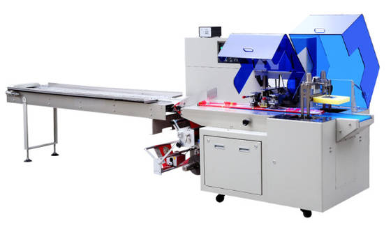 Macchina imballatrice ricambiante orizzontale della borsa automatica con il dispositivo del rinforzo