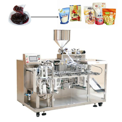 Frutta liquida Juice Feeding Filling Machine della macchina imballatrice del sacchetto di Masala dello sciampo