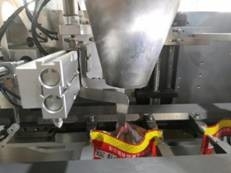 Orizzontale rotatorio del sacchetto di Premade dell'impacchettatrice del prodotto alimentare dei granelli 1000g