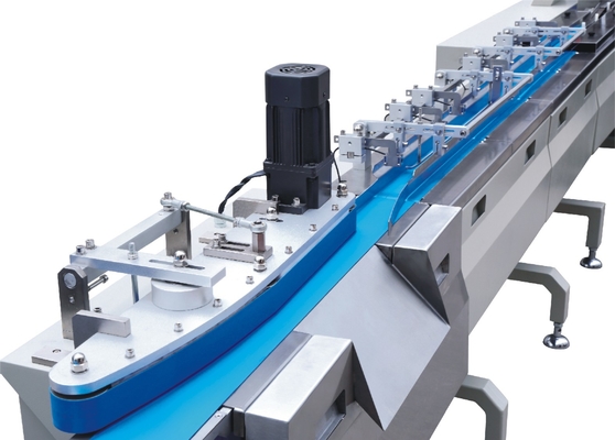 Cinghia di alimentazione d'imballaggio dell'alimento del biscotto del pane orizzontale automatico dell'impacchettatrice