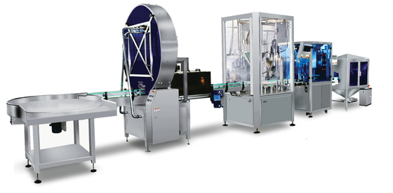 Tappatrice automatica lineare del materiale da otturazione della coclea della macchina imballatrice della polvere