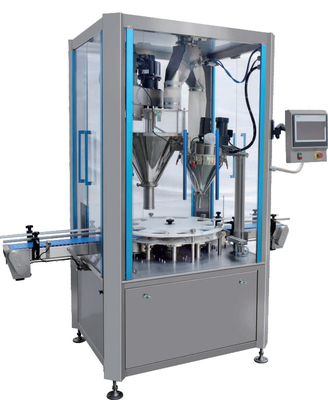 Tappatrice automatica lineare del materiale da otturazione della coclea della macchina imballatrice della polvere