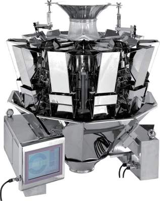 macchina imballatrice del pesatore 2000g della macchina imballatrice 16 delle teste della polvere verticale lineare di Vffs