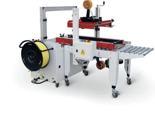 Scatola ondulata elettrica automatica della macchina imballatrice della scatola di nastro adesivo che attacca macchina