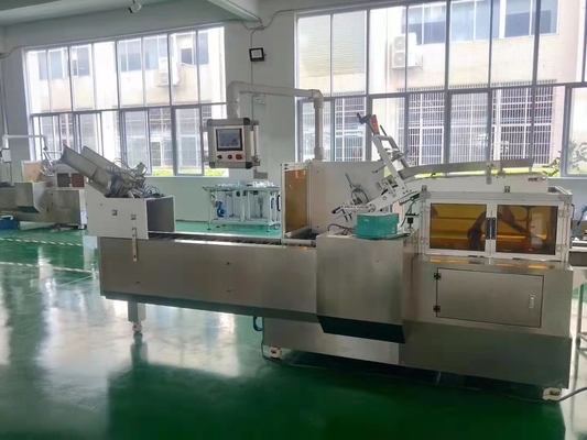 Piegatrice automatica dei guanti del tessuto della macchina imballatrice del contenitore di fermaglio inferiore
